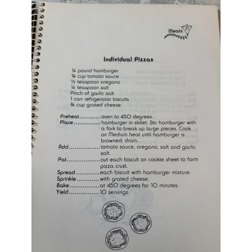 Vintage Childrens Cookbook Beginner Guide to Cooking‎ Spiral Bound Favorite 1980
